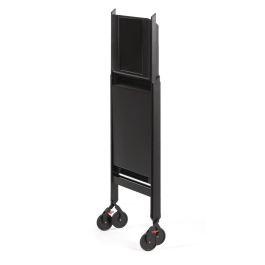 Alessi RS11 B Plico Carrito Plegable Acero y Resina Negro
