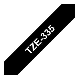Brother TZe335 Cinta Rotuladora Laminada Texto Blanco Sobre Negro - 12 mm x 8 M Precio: 17.78999959. SKU: B1JQDW3QYN