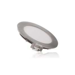 Placa LED Circular 9W 900Lm Luz Fría Níquel Satinado 230V AC [HO-PLCIR9WHPNS-9W-CW] - 150mm diámetro Precio: 4.49999968. SKU: B1JFKXK7L6