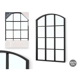 Espejo Ventana Negro Giftdecor 52X76CM (4 Unidades) Precio: 55.59000029. SKU: B18W65T69T