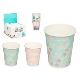 Set 12 Vasos Papel 240 Ml Rombos Surtidos Arte Regal 7X14CM (24 Unidades) Precio: 20.50000029. SKU: B1HPSKBGEJ