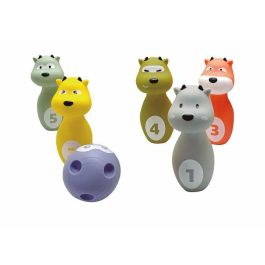 Juego de bolos animales tacto suave, bolo 16cm bola 8cm diametro Precio: 11.49999972. SKU: B1C9ZYL7V2