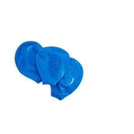 Pawz Botas para Perro de Goma Natural Impermeables, Proteccion Suelo Caliente, Nieve y Hielo, Talla M, 12 Unidades Azul