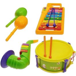 Reig Set Xilofon, Tambor, Saxofon y Maracas para Niños a Partir de 3 Años