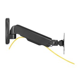 Ewent EW1532 Soporte de Pared para 1 Monitor con Resorte de Gas, Ergonómico, hasta 34 pulgadas, 9 Kg, VESA 75x75 100x100