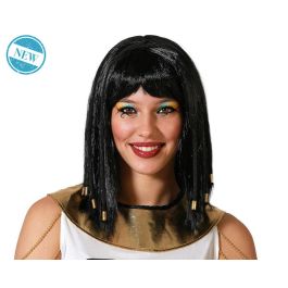 Peluca Egipcia Negra Con Trenzas Y Accesorios Dorados para Carnaval y Teatro Precio: 7.58999967. SKU: B1D62ZK3MW