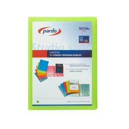 Carpeta Fundas (Tarifario) Pardo Studio Style Personalizable Pp A4 10 F. Verde Precio: 3.95000023. SKU: B1F57HYBHV