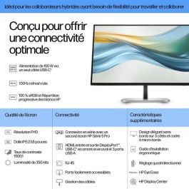 HP 524pu Monitor Series 5 Pro 23.8" FHD USB-C con Power Delivery 100W para PC y Periféricos