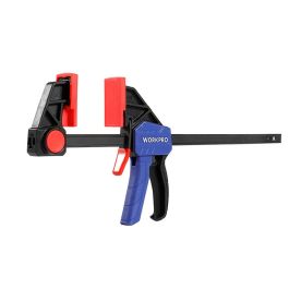 Workpro Sargento Monomanual 300 mm de Nylon con Liberación Rápida y Mordazas Revestidas para Bricolaje y Pasatiempos Precio: 8.99229408. SKU: B1JDTF6VTM