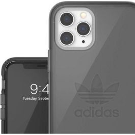CARCASA ADIDAS ORIGINAL PROTECTIVE CLEAR CASE BIG LOGO BLACK COMPATIBLE CON IPHONE 11 PRO