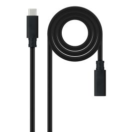 Nanocable 10.01.4501 Cable Alargador USB-C 3.2 Gen2x2 (20Gbps) 100W 5A 4K 60Hz Macho-Hembra 1m Negro Precio: 8.49999953. SKU: B1GEFZFZVC