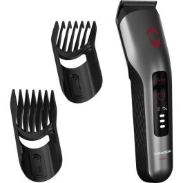 GRUNDIG - Cortapelos y Maquinilla de Barbero Recargable, Wet&Dry, Función Turbo, Luz LED, Con Peines y Accesorios