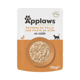 Applaws Cat Sobres Pechuga de Pollo y Filete de Atún 12x70g Precio: 15.6899996. SKU: B19HMHCKYG