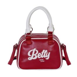 Karactermania Bolso Bowling Fashion Betty Boop Varsity Burdeos PVC 22 x12 x16 cm