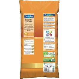 Fertiligene Abono Sustrato 6L para Cactus y Suculentas con Puzolana y Arena - Para Trasplantar y Crecimiento Óptimo