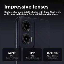 Smartphone Motorola G35 5G 8 GB RAM 256 GB 6,72" Unisoc Negro Gris