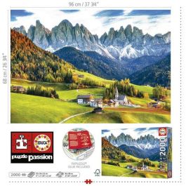 Puzzle 2000 piezas otoño en las dolomitas Puzzle 2000 piezas otoño en las dolomitas
