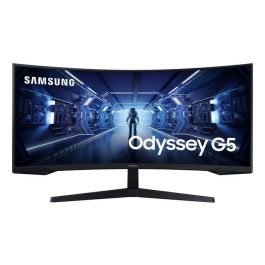 Monitor Gaming Ultrapanorámico Curvo Samsung Odyssey G5 LC34G55TWWP 34"/ UWQHD/ 1ms/ 165Hz/ VA/ Negro Precio: 357.49999945. SKU: B1D6J3NH5Z