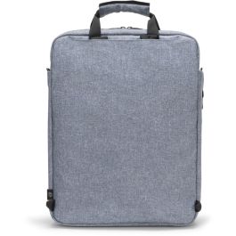 DICOTA MOTION 13 Eco Tote Bag para Portátiles 13-15.6" Azul Denim, Poliéster PET Reciclado con Compartimento para Tableta
