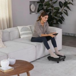 MEDISANA LM 100 - Masajeador Energizante de Pies y Piernas 2 en 1 Shiatsu + Vibración Estimulante, 2 Intensidades + Calor, Negro