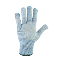 Juba hte100 Guante Ambidiestro de Fibra HPPE, Vidrio y Elastano para Tijera Eléctrica con Sistema CPS, 1 Guante Talla 8