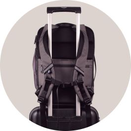 Oxford Mochila Executive RPET Gris para Portátil de hasta 15" 400191412, Fabricada con Materiales Reciclados