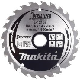Makita E-12120 Disco de Sierra EFFECUT 136x20x25Z Precio: 52.69000055. SKU: B1JX2TNEGA