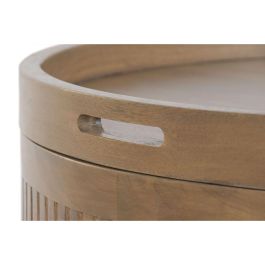 Mesa de Centro Home ESPRIT Marrón 76 x 76 x 46 cm