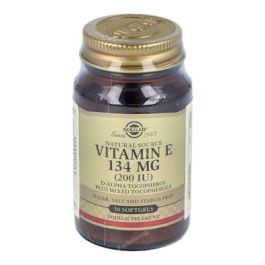 Solgar Vitamina E VIT E 200IU(134mg.) 200 UI 50 Cápsulas Blandas Antioxidante Precio: 11.9499996. SKU: S05108371