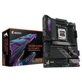 Gigabyte Placa Base X870E AORUS ELITE WIFI7 ATX AM5 para CPUs AMD Ryzen 7000, 8000, 9000, Wi-Fi 7, DDR5, PCIe 5.0, 2.5GbE LAN Precio: 335.88999961. SKU: B1FRQ4NFCL