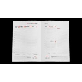 Ingraf 356574 Agenda 2026 Semana Vista París 15x21 cm Negro Tapa Rígida Forrada Papel 80gr Catalán