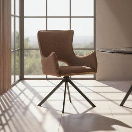 Silla Beige Tejido-Metal Salón 58,50 X 60 X 86,50 cm Precio: 135.49999991. SKU: B17M4K47FH