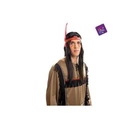 My Other Me Peluca de Indio para Disfraz, Talla Única, 170 g, Edad Recomendada 4+ Años