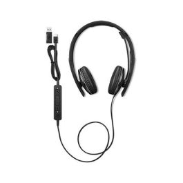 Lenovo ANC Headset Gen 2 UC Auriculares Supraaural con Cancelación Activa de Ruido, USB-C, Negro (4XD1M39029)