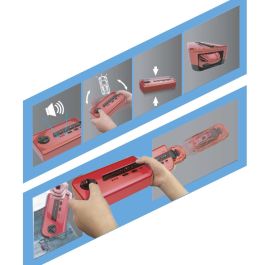 Tachan Coche Trepador con Mando RC y Cargador Portátil, Juguete con Modo Ventosa para Paredes y Techos, Luces y Sonido, +8 Años