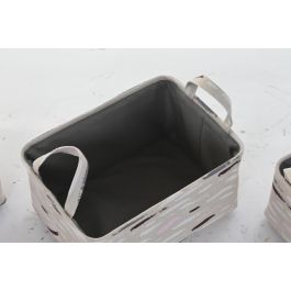 Cesta Basicos DKD Home Decor Gris Burdeos 30 x 20 x 40 cm Set de 3 (3 Unidades) Cesta Basicos DKD Home Decor Gris Burdeos 30 x 20 x 40 cm Set de 3 (3 Unidades)