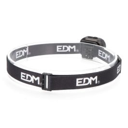 Edm Linterna Frontal LED de Aluminio Recargable USB-C, Luz Spot 500 Lúmenes (7W) y COB 200 Lúmenes (5W), IP44 con Múltiples Modos