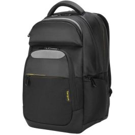 Targus Citygear Mochila para Portátil hasta 17.3 pulgadas, Resistente, Protección Dome, Compartimentos Tablet, Ergonómica, Negra
