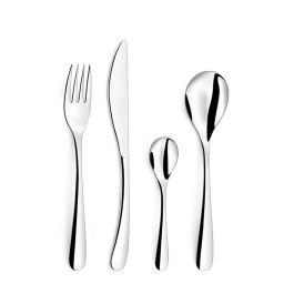 Amefa Set 24 Cubiertos Acero Inox Nymphea 27 cm - 1.5-1.2 mm