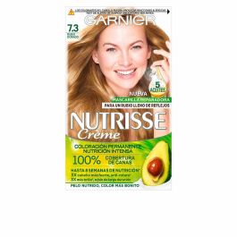 Garnier Nutrisse Crème #7.3 Coloración Permanente Rubio Dorado 100% Cobertura Canas Nutritiva con 3 Aceites Pack 3 Unidades Precio: 5.98999973. SKU: B1B7YN9NF3