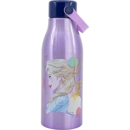 Disney Botella Aluminio Frozen CZ11257 760 ml Asa Silicona Libre BPA Licencia Oficial