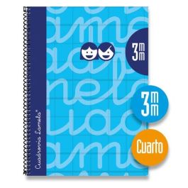 Lamela Bloc Tapa Forrada 4º 80H Cuadrovia 3 Mm Azul 5 unidades Precio: 21.49999995. SKU: B17GQCSEB8