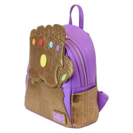 Loungefly Mochila Guantelete Thanos Marvel Piel Vegana 26cm con detalles en relieve y brillo Precio: 62.50000053. SKU: B142XQWRMW