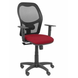 Silla Piqueras Y Crespo Alocen Brazos Regulables Mecanismo Sincro Refuerzo Lumbar Ruedas Nylon Respaldo Malla Negra Transpirable Y Asiento Tapizado Bali Granate Precio: 229.79000011. SKU: S5703812