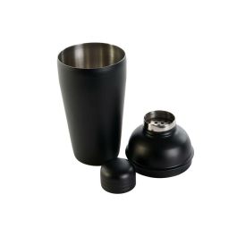 DKD Home Decor Coctelera de Acero Inoxidable Negro 500ml, 20cm Alto, Set de 5 Piezas para Bar y Hogar, Diseño Moderno Loft DKD Home Decor Coctelera de Acero Inoxidable Negro 500ml, 20cm Alto, Set de 5 Piezas para Bar y Hogar, Diseño Moderno Loft