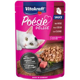 Vitakraft Poesie Delisauce Pouch Corazon 23x85gr Bocaditos Suaves Gato Sin Azucar Precio: 30.9155. SKU: B1H44H7P2Z