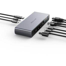 Targus HDTB4D-EUZ Docking Station Thunderbolt 4 con 96W Power Delivery, 4x USB 3.2 Gen 2, HDMI, Ethernet y Lector SD - Gris