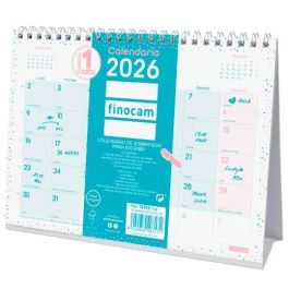 Finocam Calendario de Sobremesa S-210x150 mm MV Chic Turquesa 2026 para escribir, con espiral doble, oficina/hogar Precio: 3.88999996. SKU: B1JFZKYL9Y