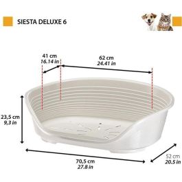 Cesta SIESTA DELUXE Tamaño 6 - 70,5*52*23 cm - Verde -FERPLAST Cesta SIESTA DELUXE Tamaño 6 - 70,5*52*23 cm - Verde -FERPLAST