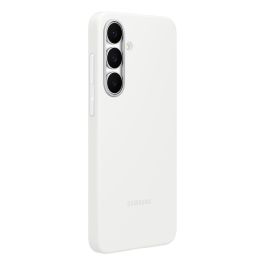 Samsung Funda Silicona para Galaxy S25 FE, Blanca, Resistente a Impactos y Rayones